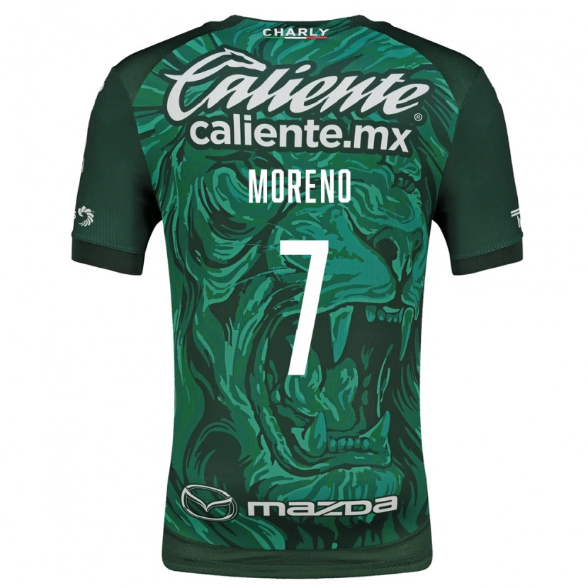 Danxen Mujer Camiseta Iván Moreno #7 Verde Negro 1ª Equipación 2026/27 La Camisa