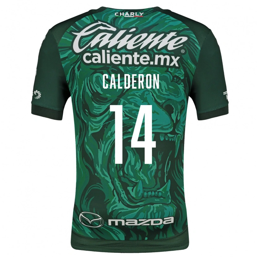 Danxen Mujer Camiseta Daniela Calderón #14 Verde Negro 1ª Equipación 2026/27 La Camisa