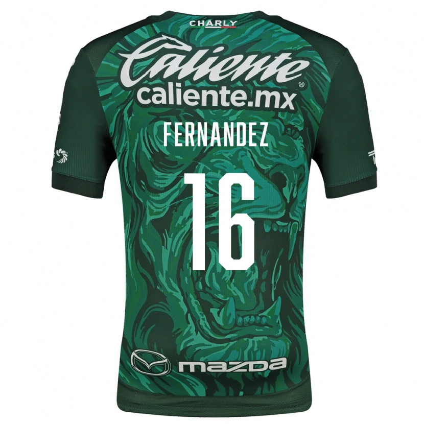 Danxen Mujer Camiseta Omar Fernández #16 Verde Negro 1ª Equipación 2026/27 La Camisa