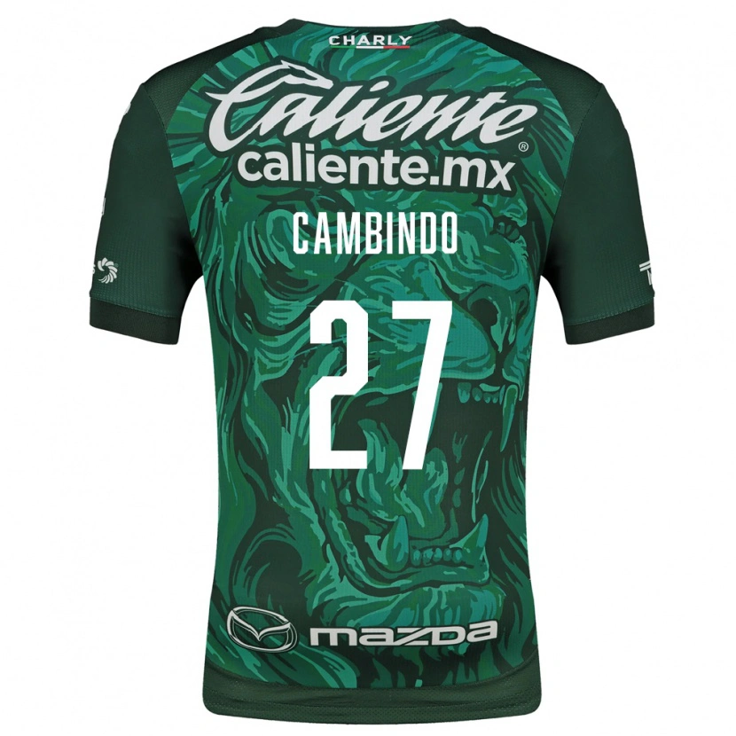 Danxen Mujer Camiseta Díber Cambindo #27 Verde Negro 1ª Equipación 2026/27 La Camisa