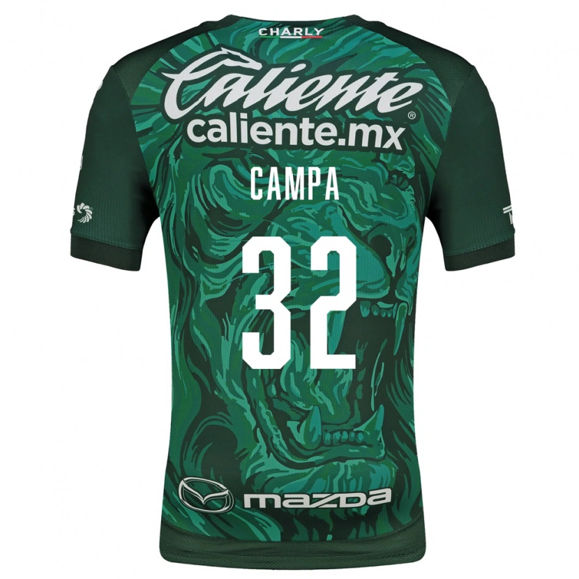 Danxen Mujer Camiseta Ana Campa #32 Verde Negro 1ª Equipación 2026/27 La Camisa