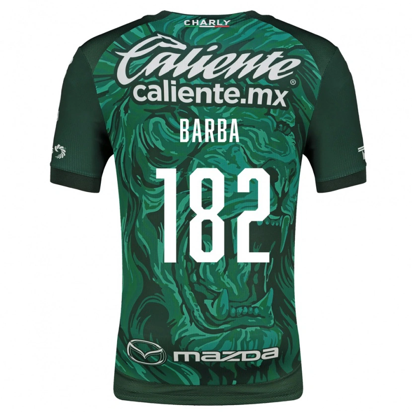 Danxen Mujer Camiseta Austin Barba #182 Verde Negro 1ª Equipación 2026/27 La Camisa