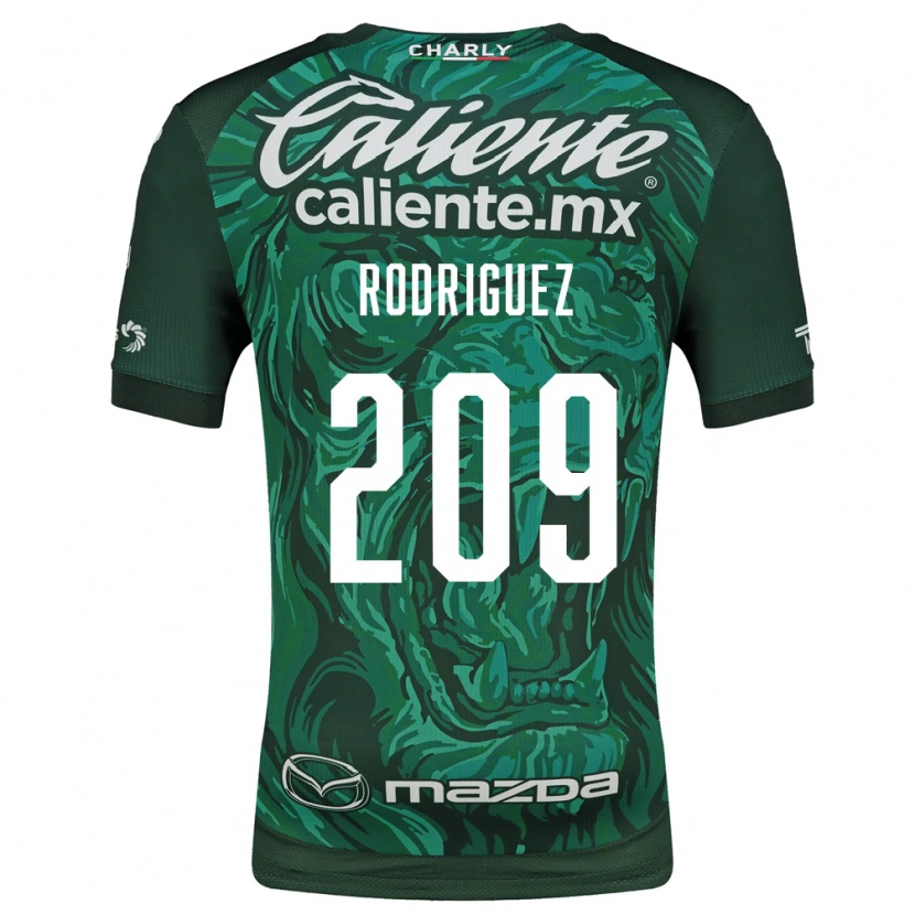 Danxen Mujer Camiseta Víctor Rodríguez #209 Verde Negro 1ª Equipación 2026/27 La Camisa