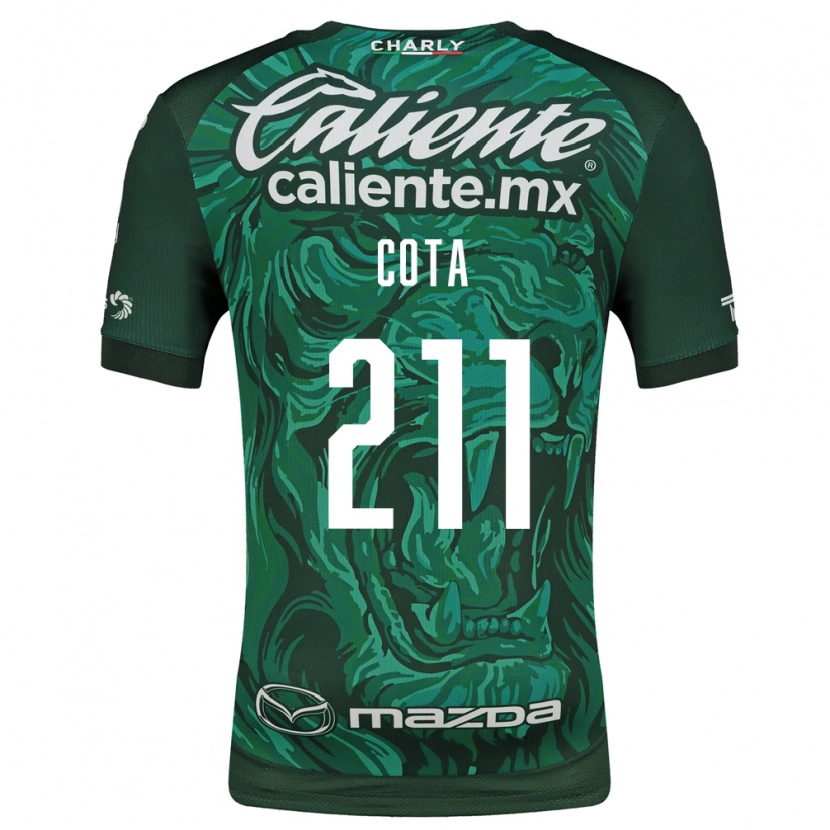 Danxen Mujer Camiseta Luis Cota #211 Verde Negro 1ª Equipación 2026/27 La Camisa