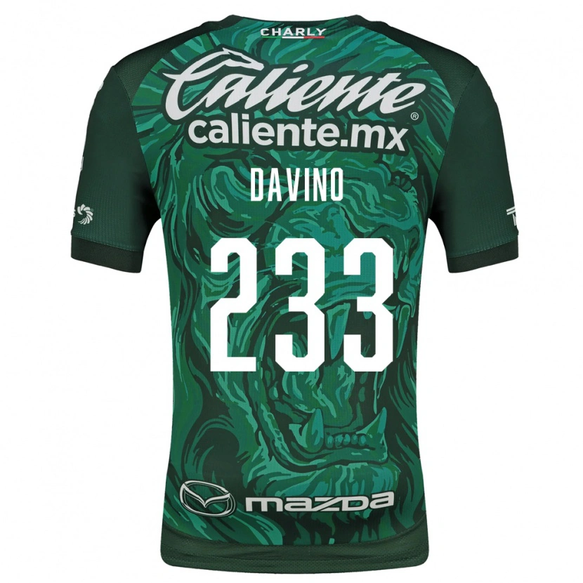 Danxen Mujer Camiseta Gianfranco Davino #233 Verde Negro 1ª Equipación 2026/27 La Camisa