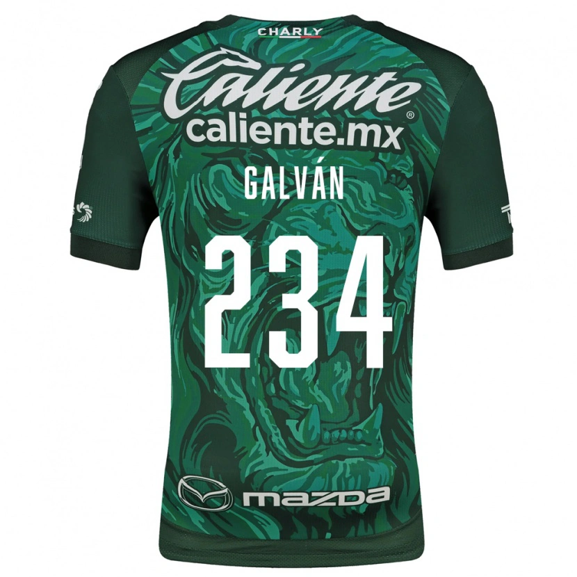 Danxen Mujer Camiseta Diego Galván #234 Verde Negro 1ª Equipación 2026/27 La Camisa