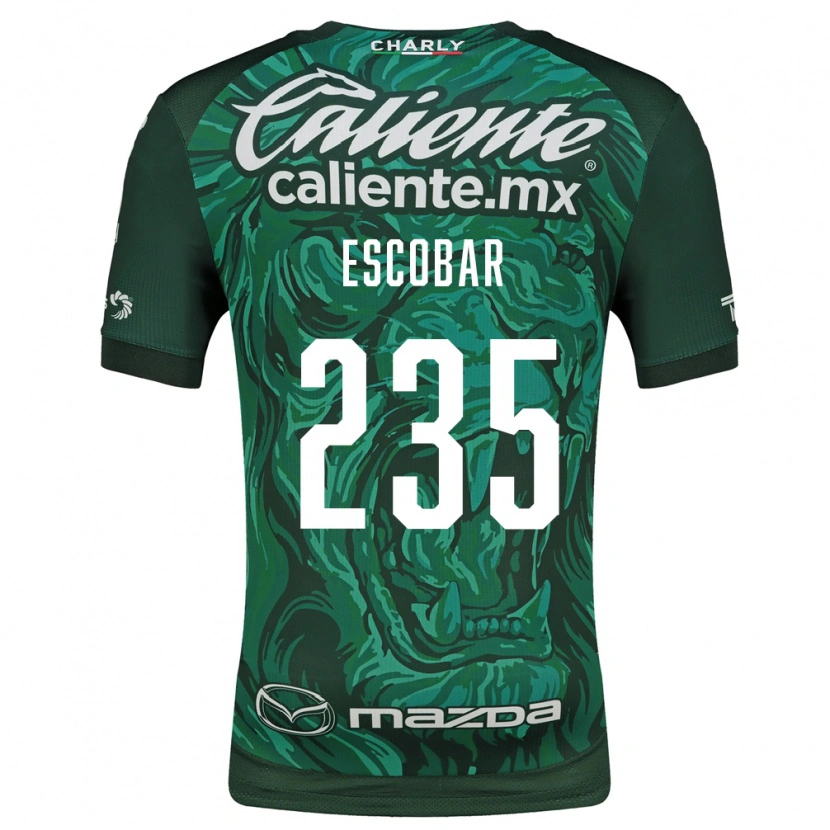 Danxen Mujer Camiseta Erik Escobar #235 Verde Negro 1ª Equipación 2026/27 La Camisa