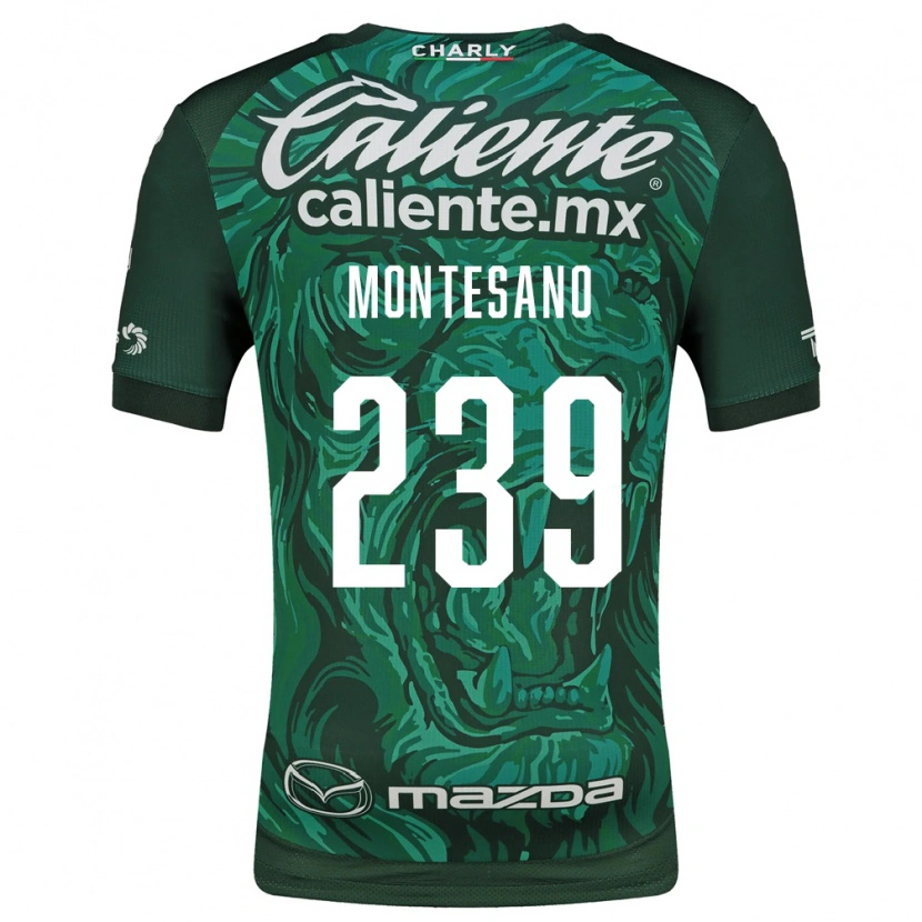 Danxen Mujer Camiseta Jesús Montesano #239 Verde Negro 1ª Equipación 2026/27 La Camisa