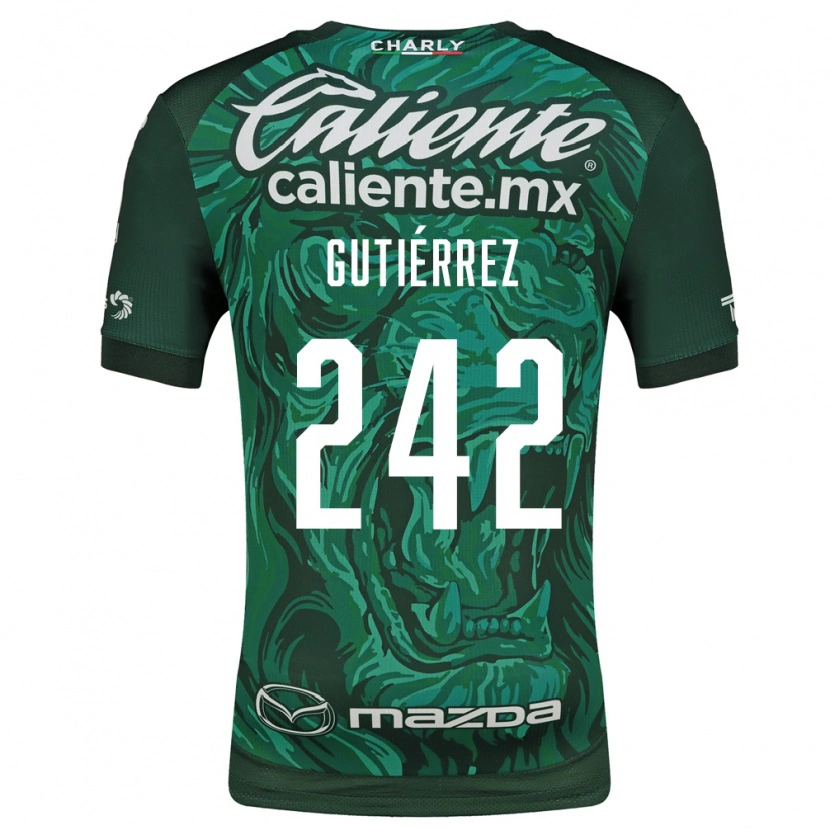Danxen Mujer Camiseta Daniel Gutiérrez #242 Verde Negro 1ª Equipación 2026/27 La Camisa
