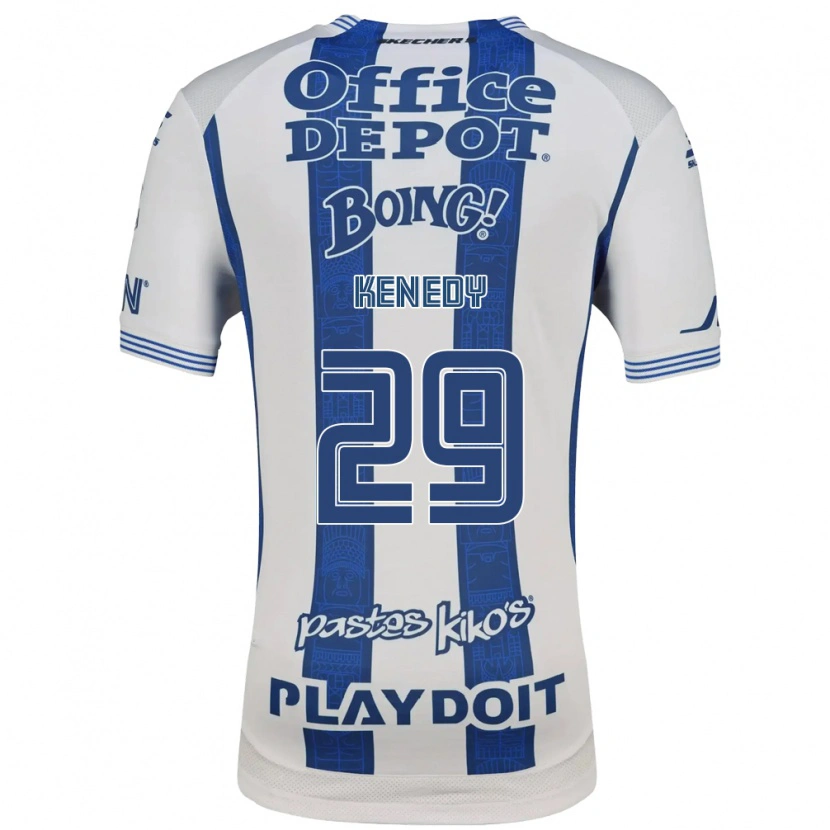 Danxen Mujer Camiseta Robert Kenedy Nunes Do #29 Blanco Azul Marino 1ª Equipación 2026/27 La Camisa
