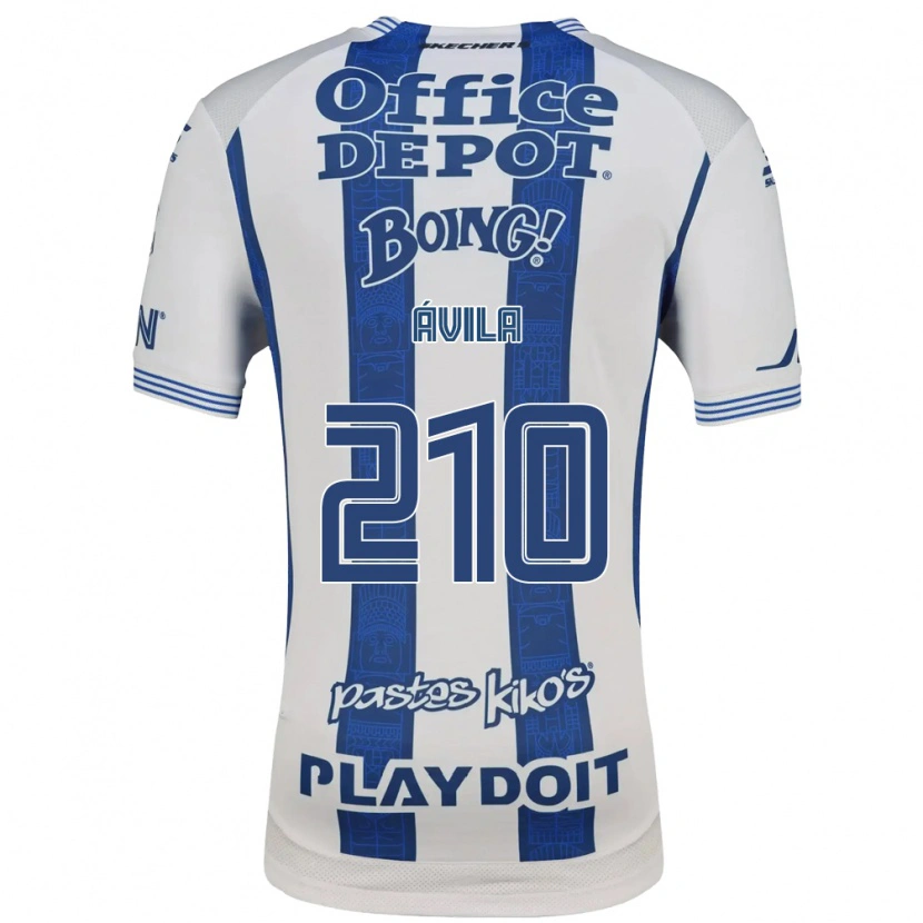 Danxen Mujer Camiseta Pedro Ávila #210 Blanco Azul Marino 1ª Equipación 2026/27 La Camisa
