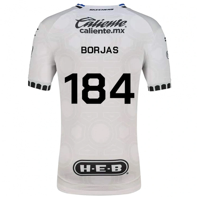 Danxen Mujer Camiseta Daniel Borjas #184 Blanco Negro Azul 1ª Equipación 2026/27 La Camisa