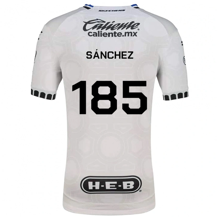 Danxen Mujer Camiseta Saúl Sánchez #185 Blanco Negro Azul 1ª Equipación 2026/27 La Camisa