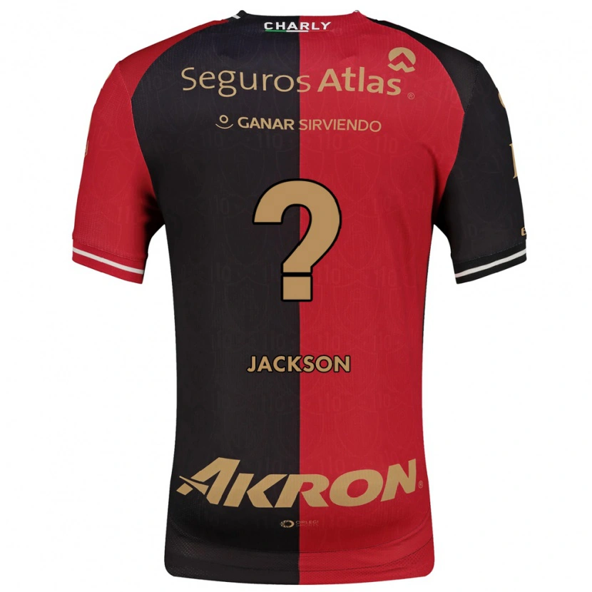 Danxen Mujer Camiseta Joaquín Jackson #0 Rojo Negro Marrón 1ª Equipación 2026/27 La Camisa