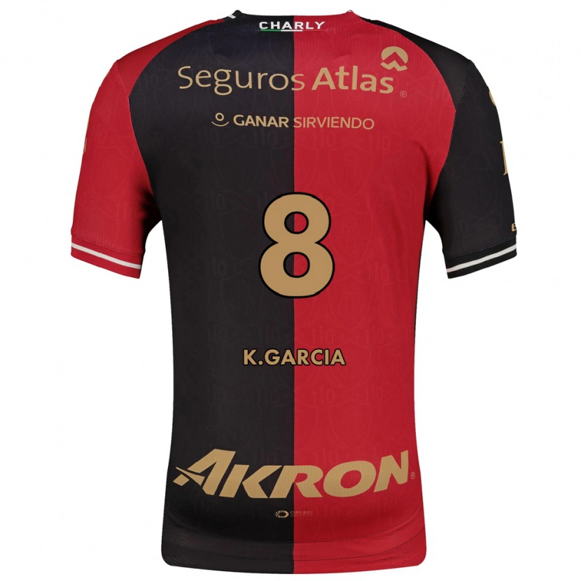 Danxen Mujer Camiseta Karen García #8 Rojo Negro Marrón 1ª Equipación 2026/27 La Camisa