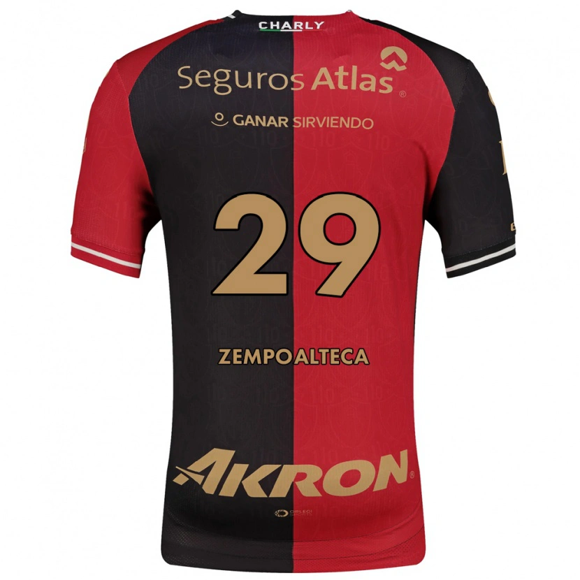 Danxen Mujer Camiseta Karla Zempoalteca #29 Rojo Negro Marrón 1ª Equipación 2026/27 La Camisa