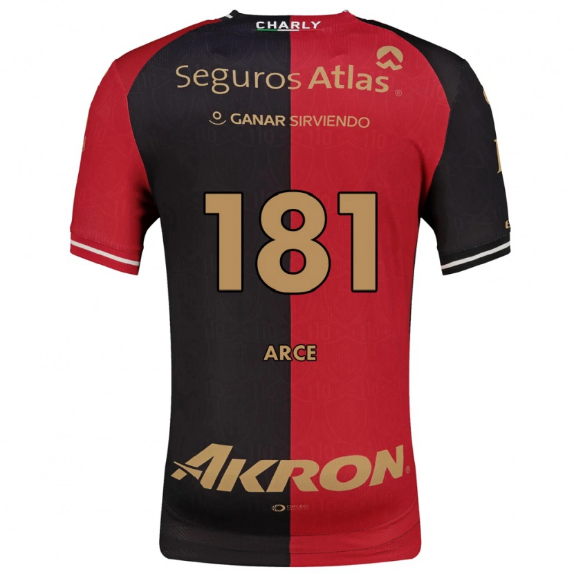 Danxen Mujer Camiseta Edson Arce #181 Rojo Negro Marrón 1ª Equipación 2026/27 La Camisa