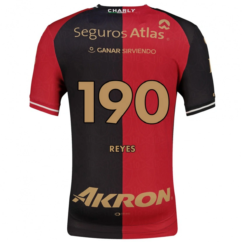Danxen Mujer Camiseta Óscar Reyes #190 Rojo Negro Marrón 1ª Equipación 2026/27 La Camisa