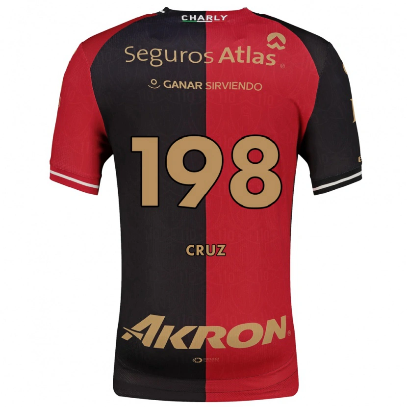 Danxen Mujer Camiseta Carlos Cruz #198 Rojo Negro Marrón 1ª Equipación 2026/27 La Camisa
