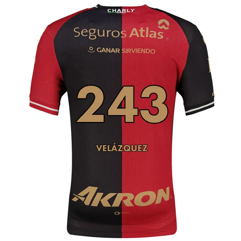 Danxen Mujer Camiseta Emilio Velázquez #243 Rojo Negro Marrón 1ª Equipación 2026/27 La Camisa
