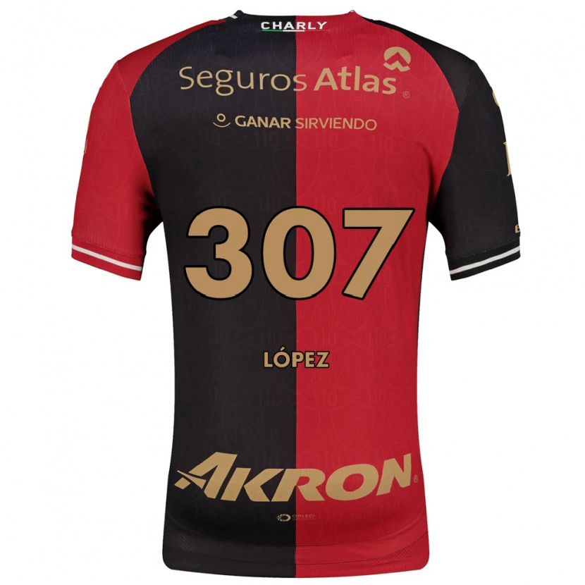 Danxen Mujer Camiseta Said López #307 Rojo Negro Marrón 1ª Equipación 2026/27 La Camisa