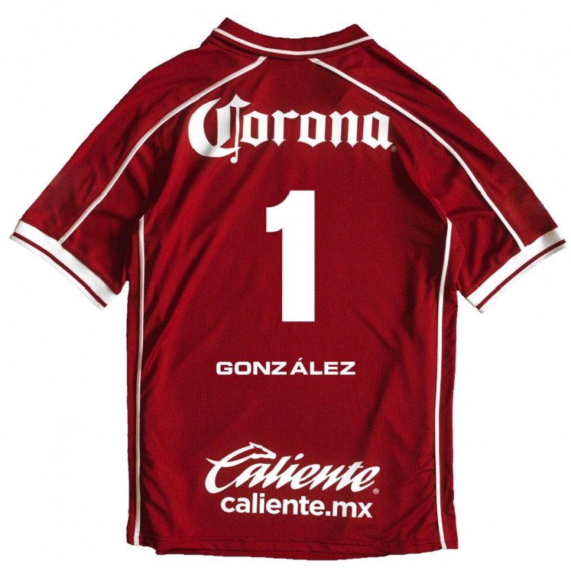 Danxen Mujer Camiseta Hugo González #1 Blanco Rojo 1ª Equipación 2026/27 La Camisa