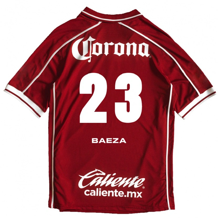 Danxen Mujer Camiseta Claudio Baeza #23 Blanco Rojo 1ª Equipación 2026/27 La Camisa
