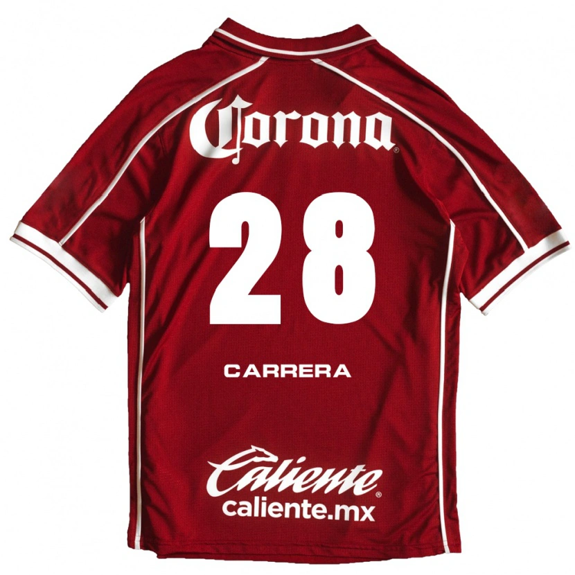 Danxen Mujer Camiseta Nico Carrera #28 Blanco Rojo 1ª Equipación 2026/27 La Camisa