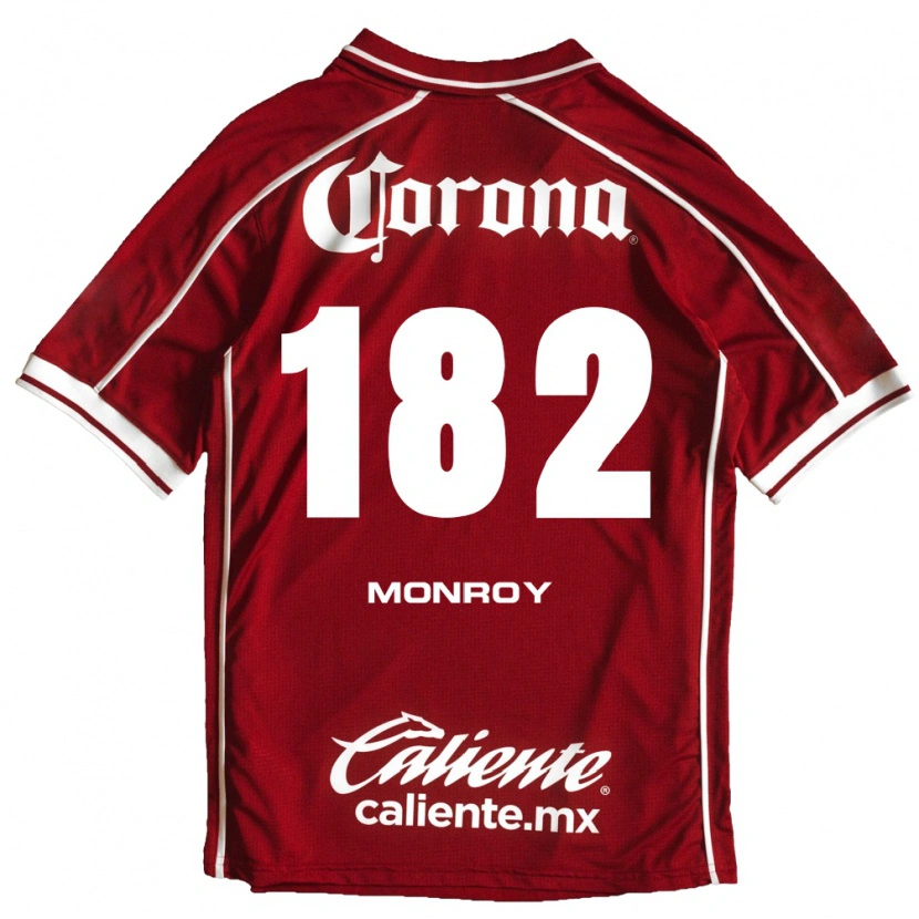 Danxen Mujer Camiseta Brayan Monroy #182 Blanco Rojo 1ª Equipación 2026/27 La Camisa