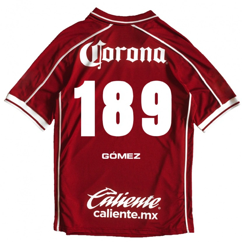 Danxen Mujer Camiseta Enrique Gómez #189 Blanco Rojo 1ª Equipación 2026/27 La Camisa