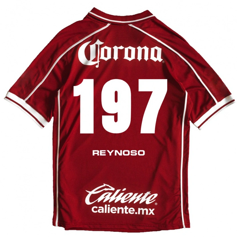 Danxen Mujer Camiseta Daniel Reynoso #197 Blanco Rojo 1ª Equipación 2026/27 La Camisa