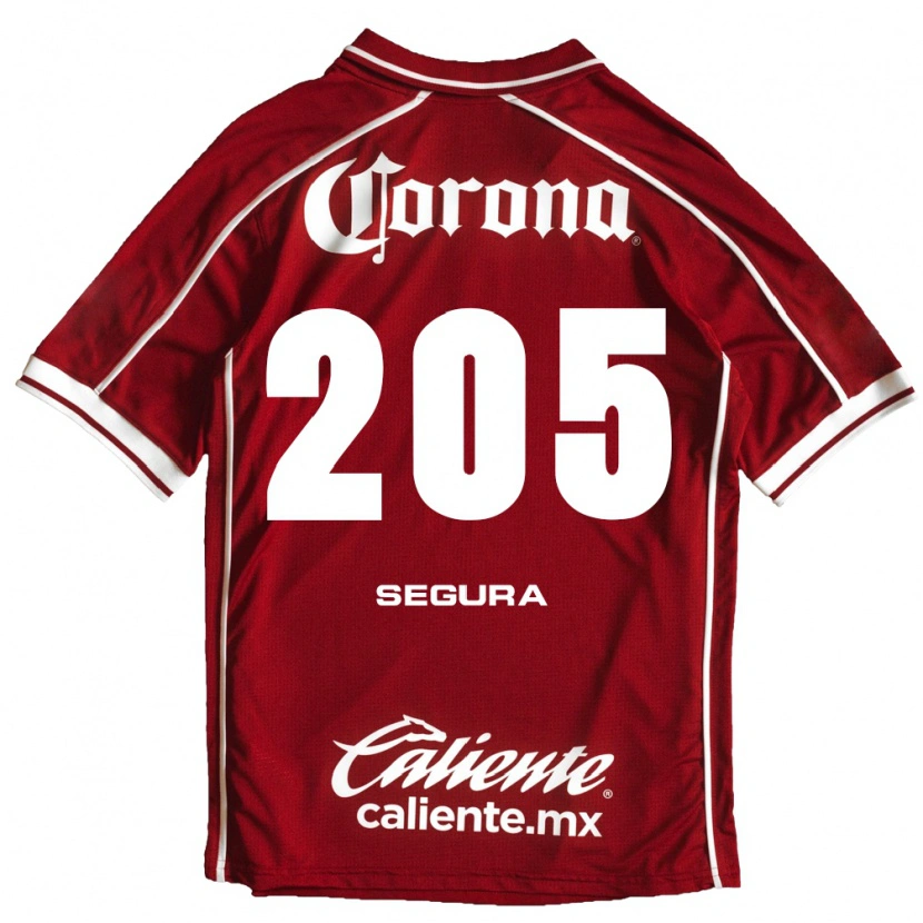 Danxen Mujer Camiseta Edher Segura #205 Blanco Rojo 1ª Equipación 2026/27 La Camisa