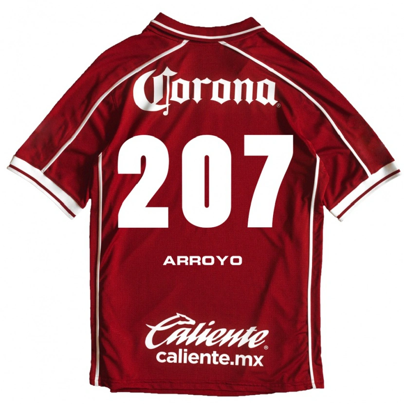 Danxen Mujer Camiseta José Arroyo #207 Blanco Rojo 1ª Equipación 2026/27 La Camisa