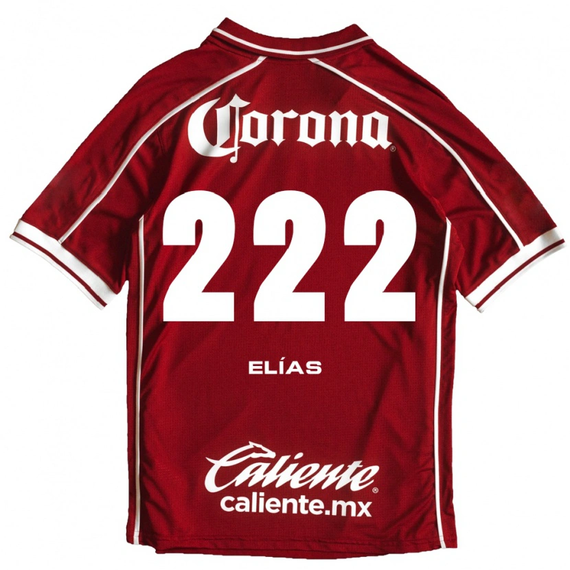 Danxen Mujer Camiseta Carlos Elías #222 Blanco Rojo 1ª Equipación 2026/27 La Camisa