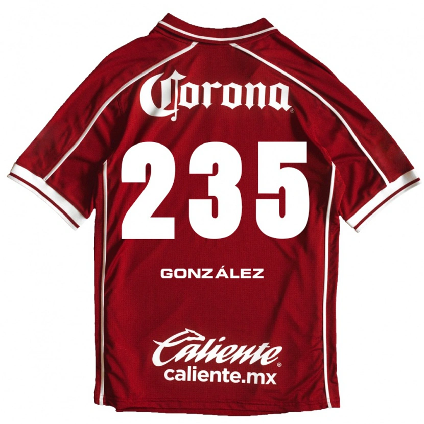 Danxen Mujer Camiseta Ian González #235 Blanco Rojo 1ª Equipación 2026/27 La Camisa