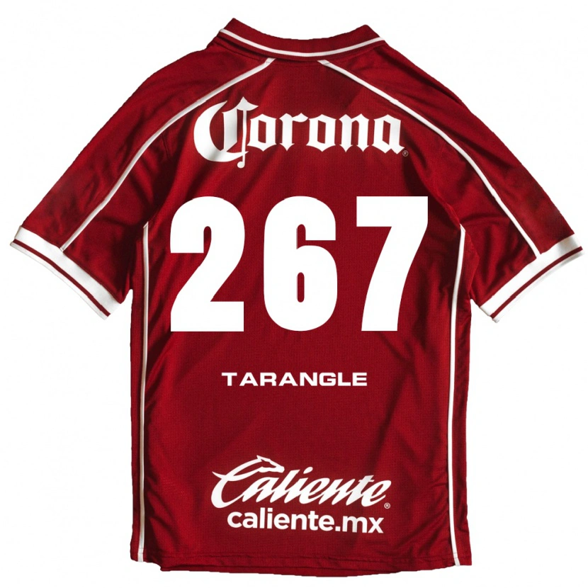 Danxen Mujer Camiseta Sebastián Tarangle #267 Blanco Rojo 1ª Equipación 2026/27 La Camisa