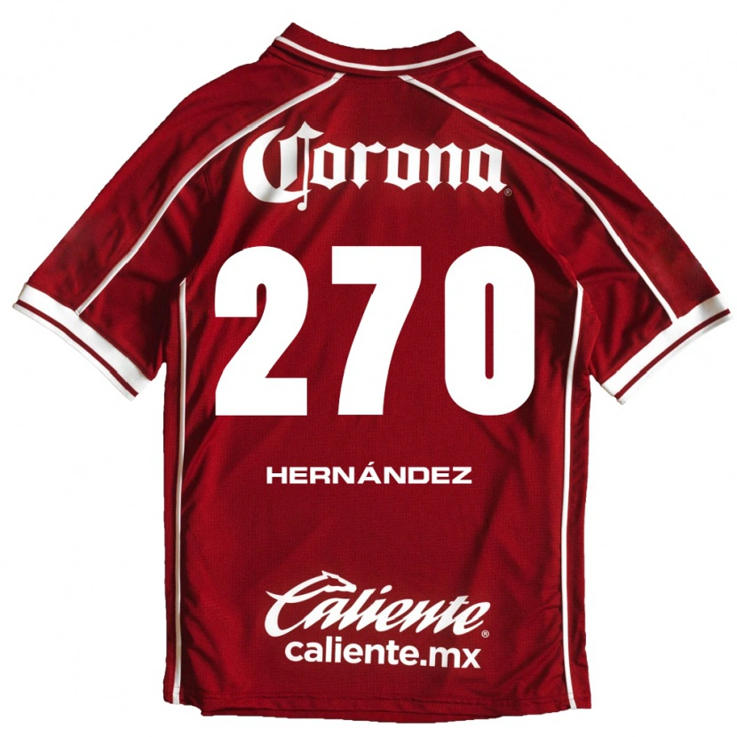 Danxen Mujer Camiseta Alberto Hernández #270 Blanco Rojo 1ª Equipación 2026/27 La Camisa