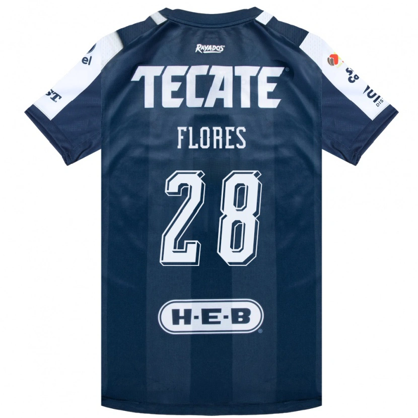 Danxen Mujer Camiseta Silvana Flores #28 Azul Tinta Blanco Rojo 1ª Equipación 2026/27 La Camisa