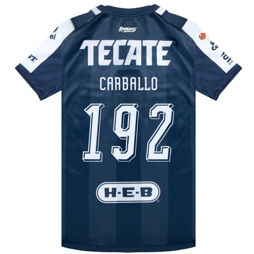 Danxen Mujer Camiseta Erick Carballo #192 Azul Tinta Blanco Rojo 1ª Equipación 2026/27 La Camisa