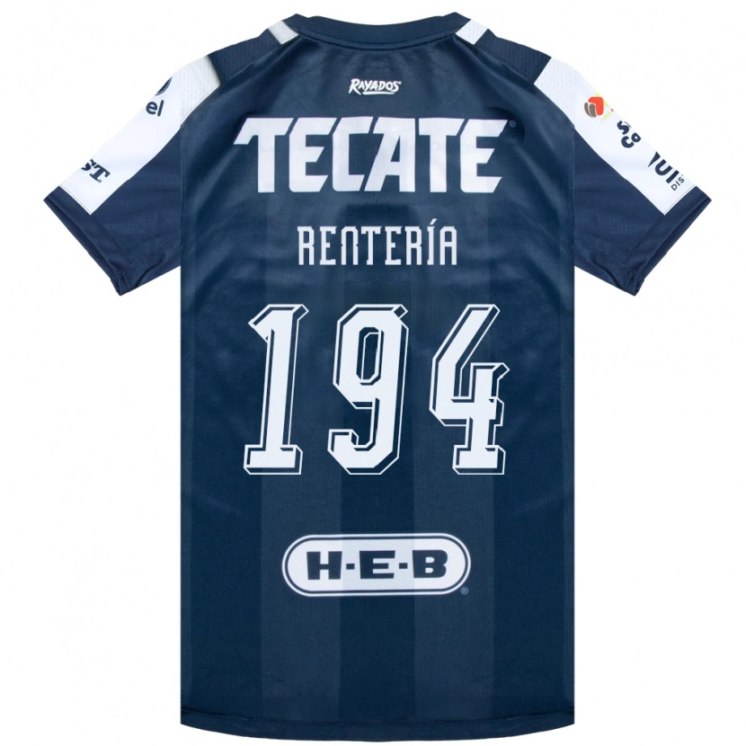 Danxen Mujer Camiseta Ricardo Rentería #194 Azul Tinta Blanco Rojo 1ª Equipación 2026/27 La Camisa