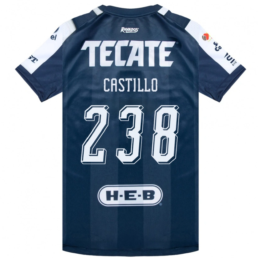Danxen Mujer Camiseta Juan Castillo #238 Azul Tinta Blanco Rojo 1ª Equipación 2026/27 La Camisa