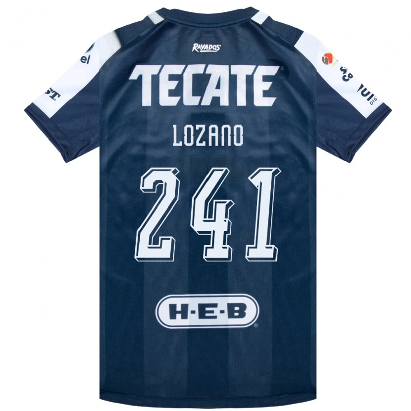 Danxen Mujer Camiseta Ronald Lozano #241 Azul Tinta Blanco Rojo 1ª Equipación 2026/27 La Camisa