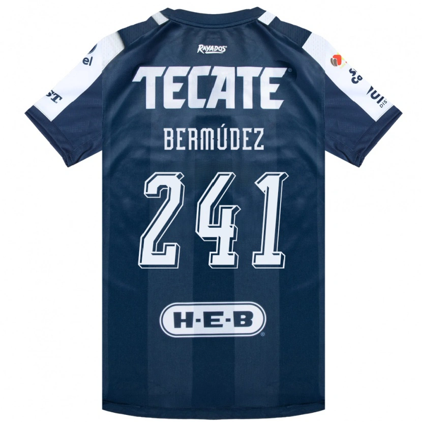 Danxen Mujer Camiseta Santiago Bermúdez #241 Azul Tinta Blanco Rojo 1ª Equipación 2026/27 La Camisa