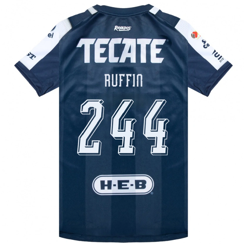 Danxen Mujer Camiseta Paxon Ruffin #244 Azul Tinta Blanco Rojo 1ª Equipación 2026/27 La Camisa