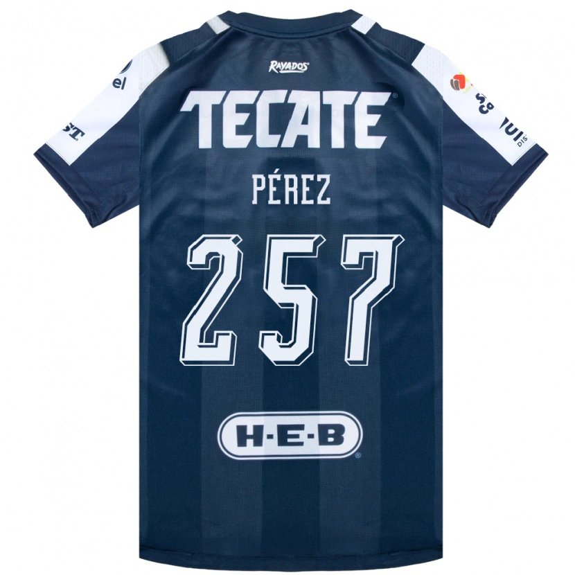 Danxen Mujer Camiseta Anthony Pérez #257 Azul Tinta Blanco Rojo 1ª Equipación 2026/27 La Camisa
