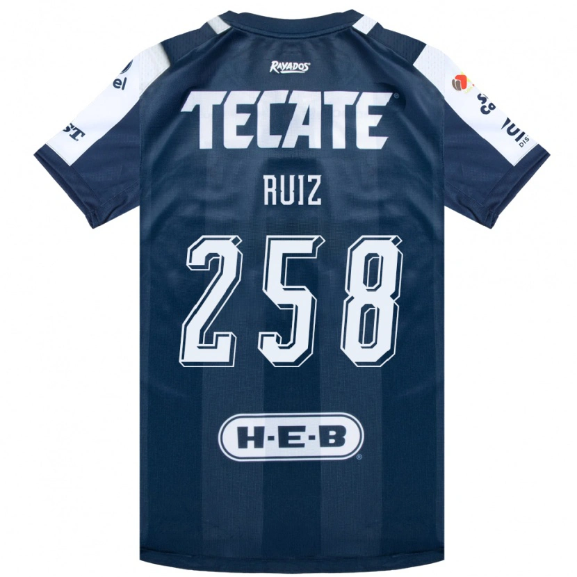 Danxen Mujer Camiseta Diego Ruiz #258 Azul Tinta Blanco Rojo 1ª Equipación 2026/27 La Camisa