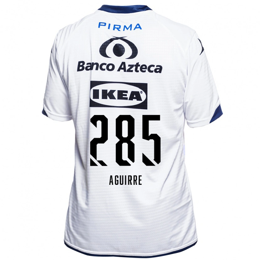 Danxen Mujer Camiseta Juan Aguirre #285 Blanco Negro Azul 1ª Equipación 2026/27 La Camisa