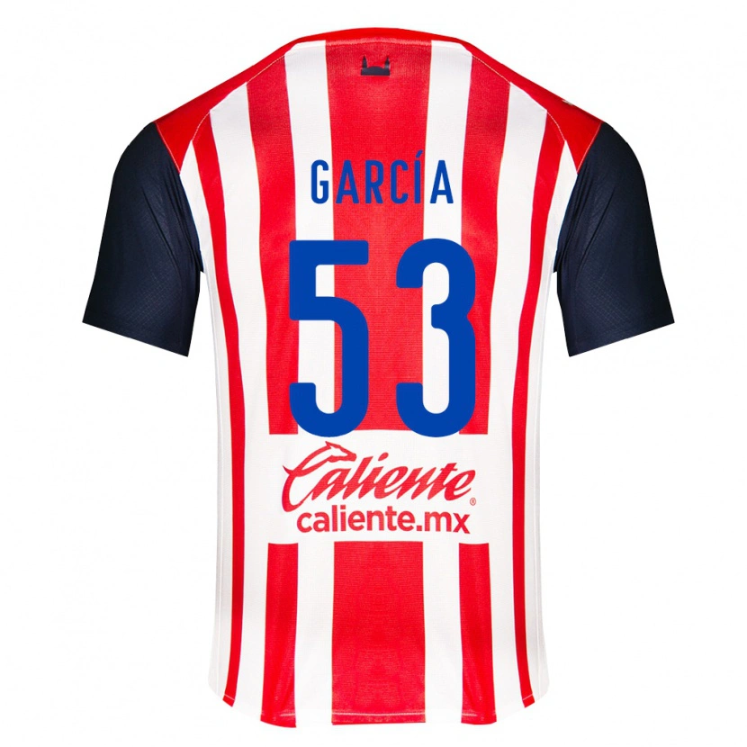 Danxen Mujer Camiseta Uziel García #53 Rojo Negro Blanco 1ª Equipación 2026/27 La Camisa