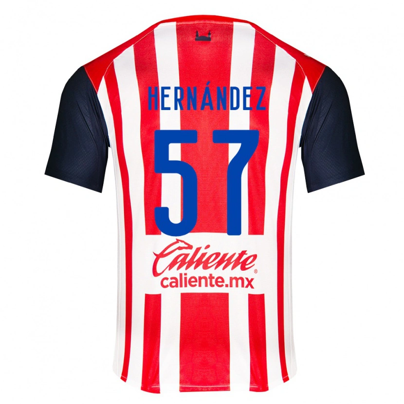 Danxen Mujer Camiseta Jesús Hernández #57 Rojo Negro Blanco 1ª Equipación 2026/27 La Camisa
