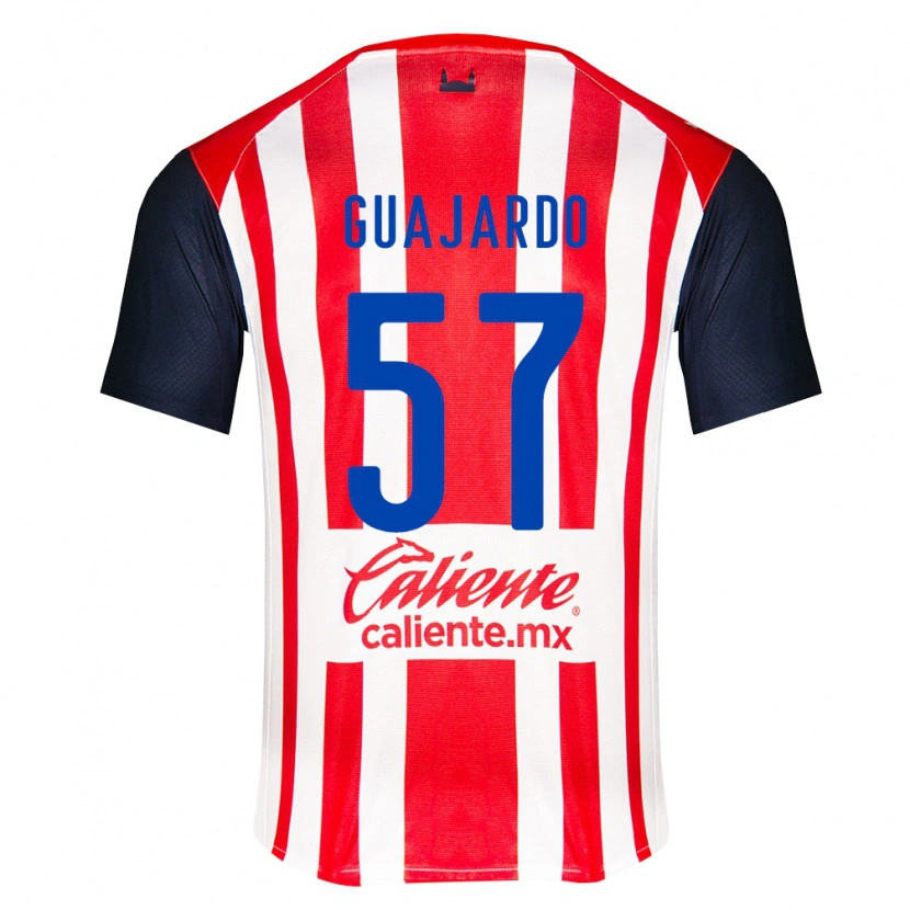Danxen Mujer Camiseta Dylan Guajardo #57 Rojo Negro Blanco 1ª Equipación 2026/27 La Camisa